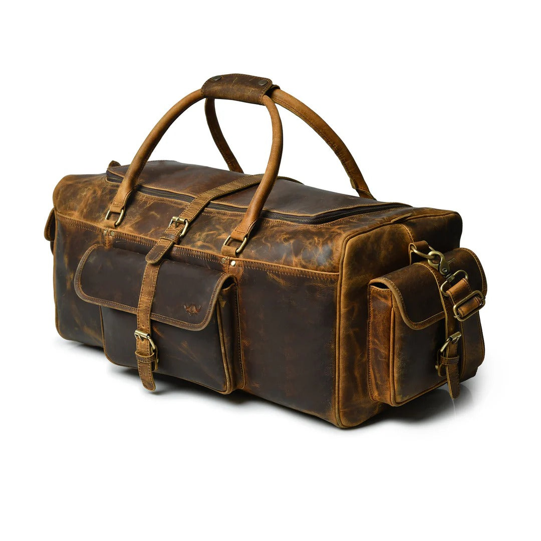 LEATHER DUFFLE BAGS