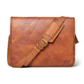 Top Grain Leather Messenger Bag