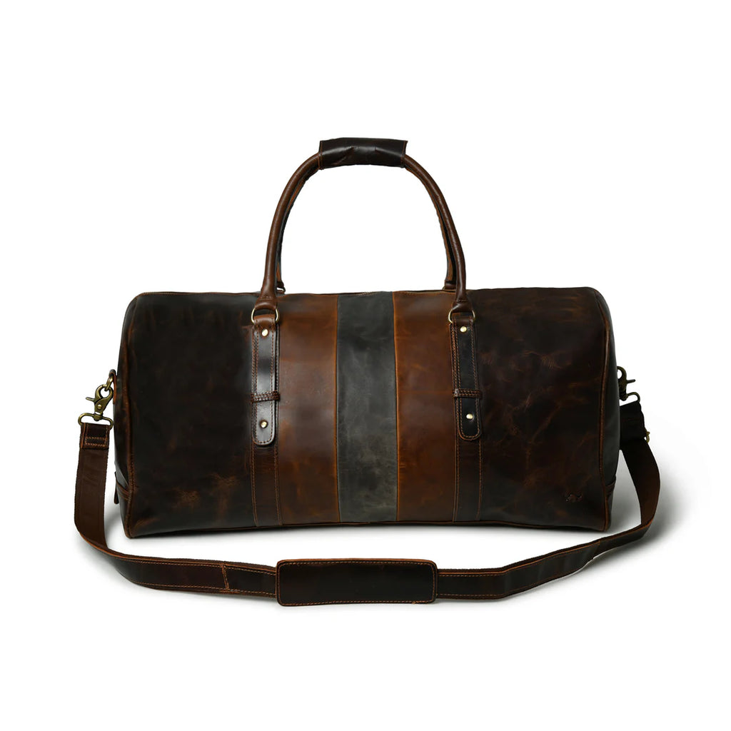 Bistre Wink Leather Duffle Bag