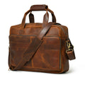 Buffalo Leather Laptop Briefcase (Serene Caramel)